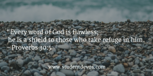 Daily Bible Verse and Devotion – Proverbs 30:5