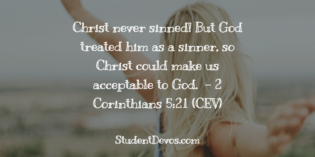 Daily Bible Verse and Devotion – 2 Corinthians 5:21