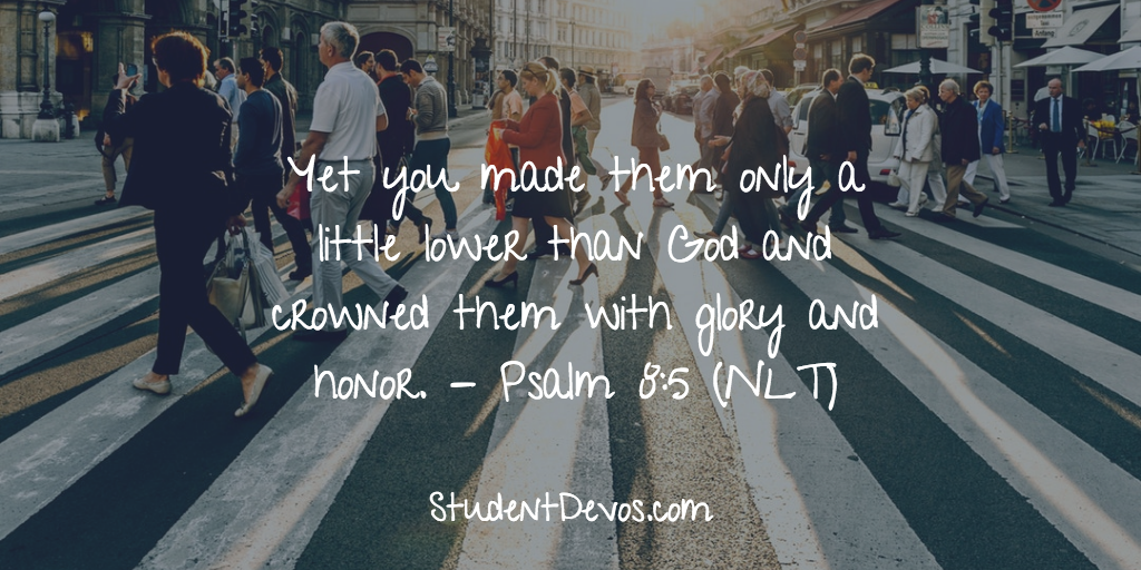 Daily Bible Verse and Devotion – Psalm 8:5
