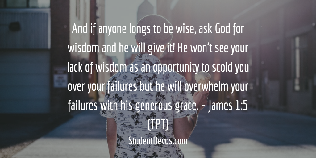 Daily Bible Verse and Devotion – James 1:5