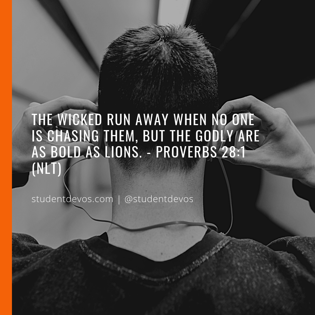 Daily Bible Verse and Devotion – Proverbs 28:1