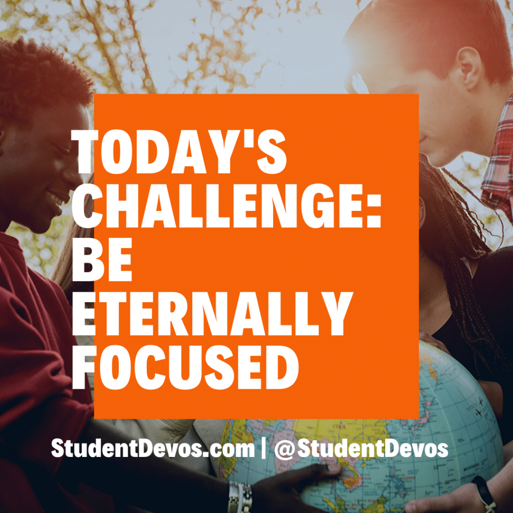 Daily Bible Verse and Devotion – Colossians 3:2