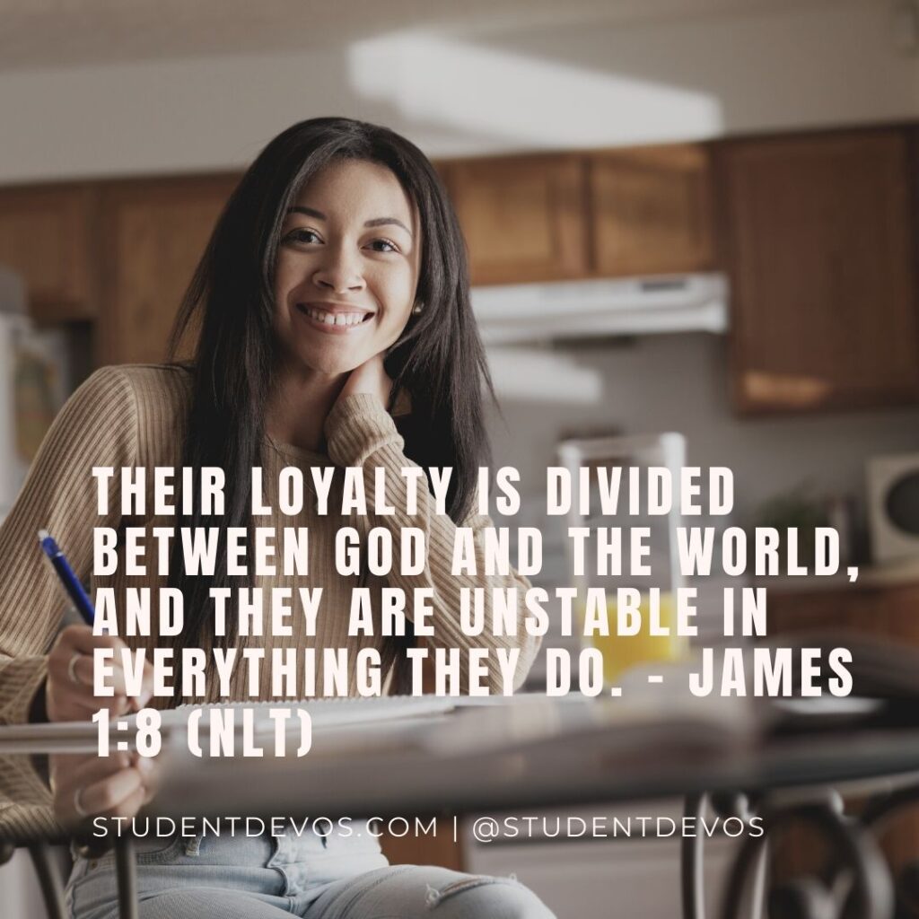 Daily Bible Verse and Devotion – James 1:8