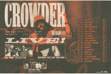 Crowder Announces Fall 2026 Crowder LIVE! Tour Featuring Rend Collective